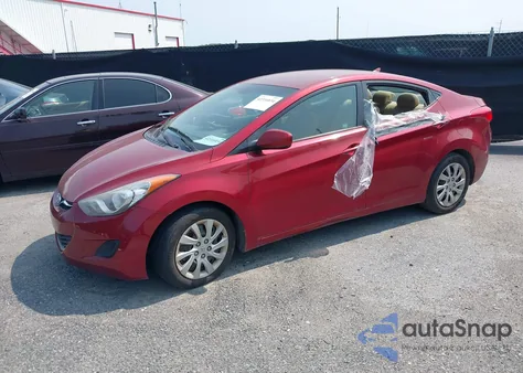 2013 Hyundai Elantra Gls из США, поврежденный, VIN 5NPDH4AE2DH189674